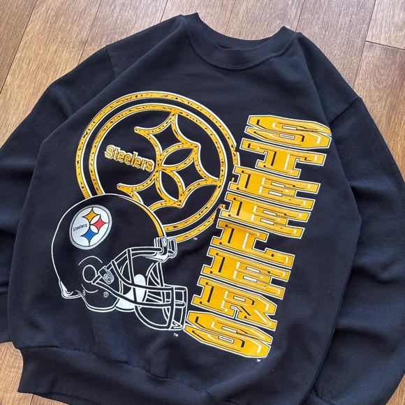 Vintage 90s Garan Pittsburgh Steelers graphic crewneck - Picture 4 of 6